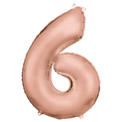 Sifferballong Roséguld Satin