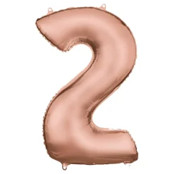 Sifferballong Roséguld Satin
