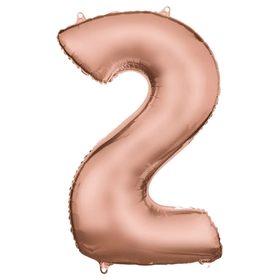Sifferballong Roséguld Satin