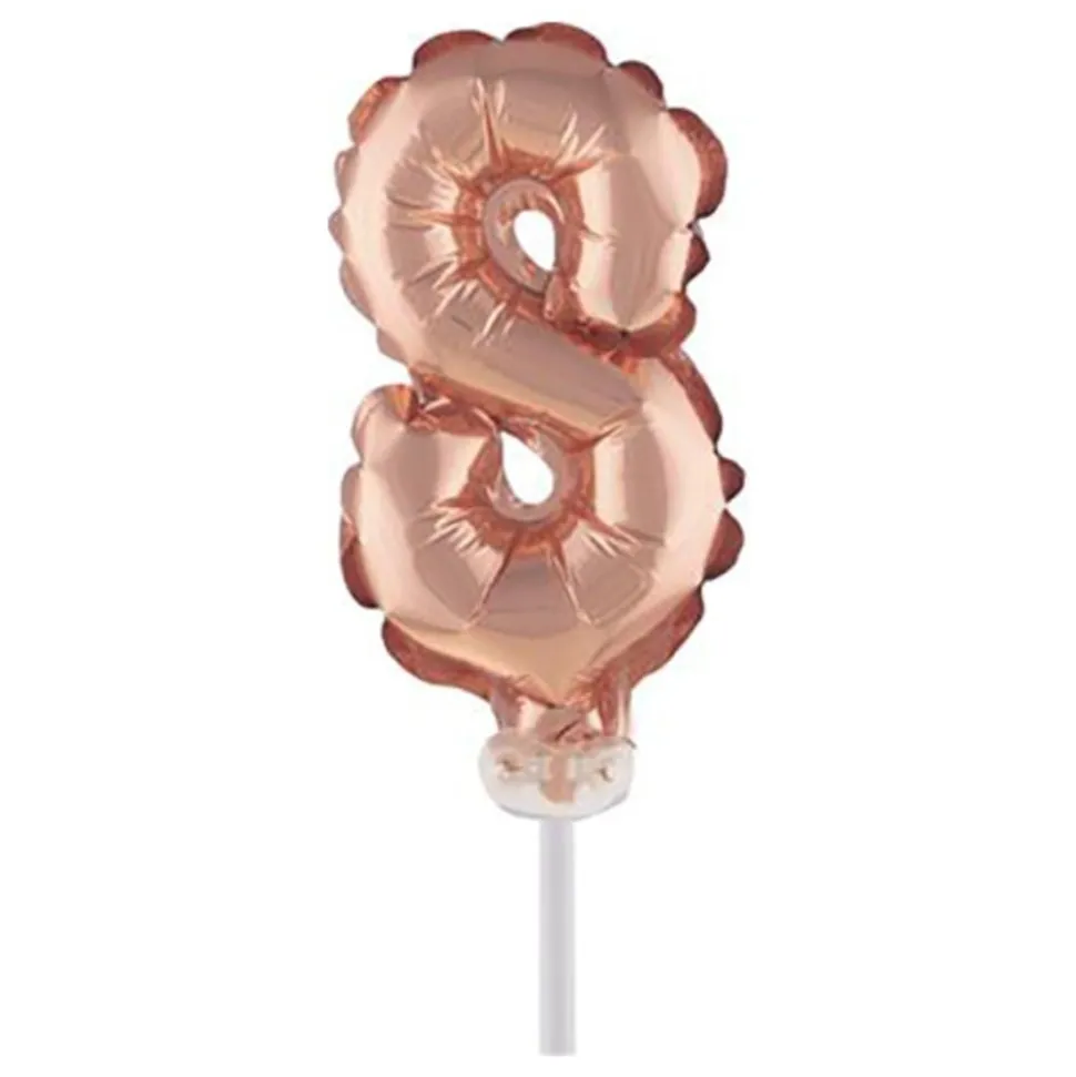 Sifferballong Tårtdekoration Roséguld