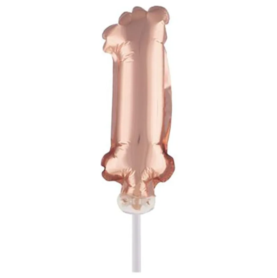 Sifferballong Tårtdekoration Roséguld