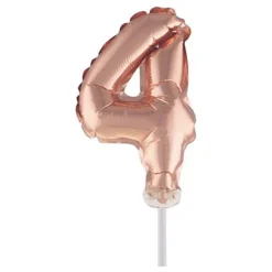 Sifferballong Tårtdekoration Roséguld