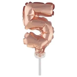 Sifferballong Tårtdekoration Roséguld