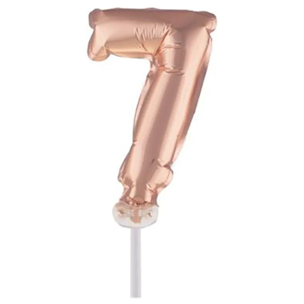Sifferballong Tårtdekoration Roséguld