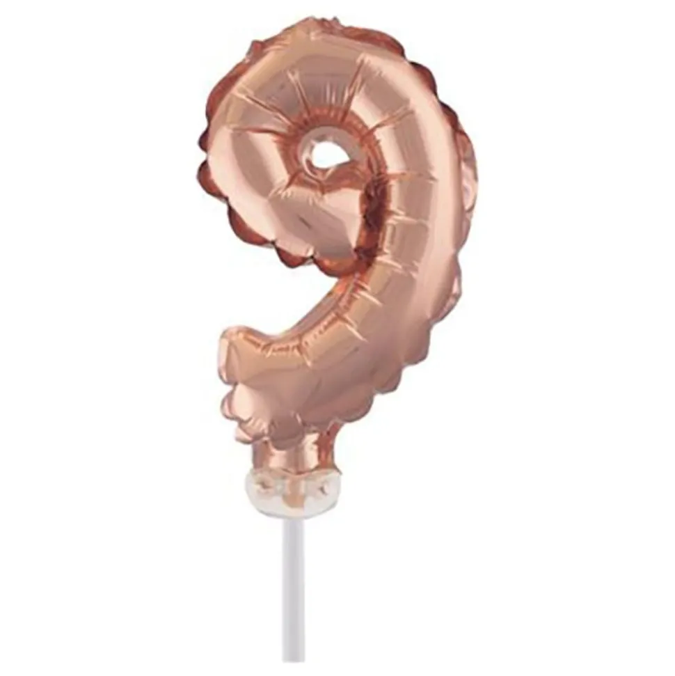 Sifferballong Tårtdekoration Roséguld