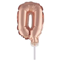 Sifferballong Tårtdekoration Roséguld