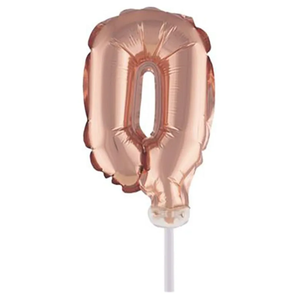 Sifferballong Tårtdekoration Roséguld
