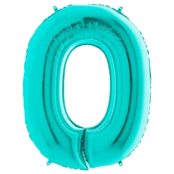 Sifferballong Turkos Metallic