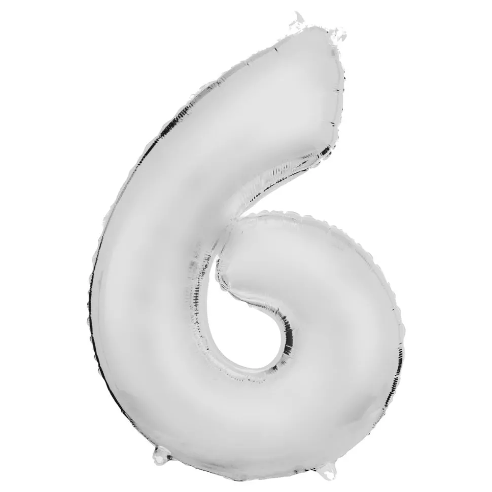 Sifferballong Vit Satin