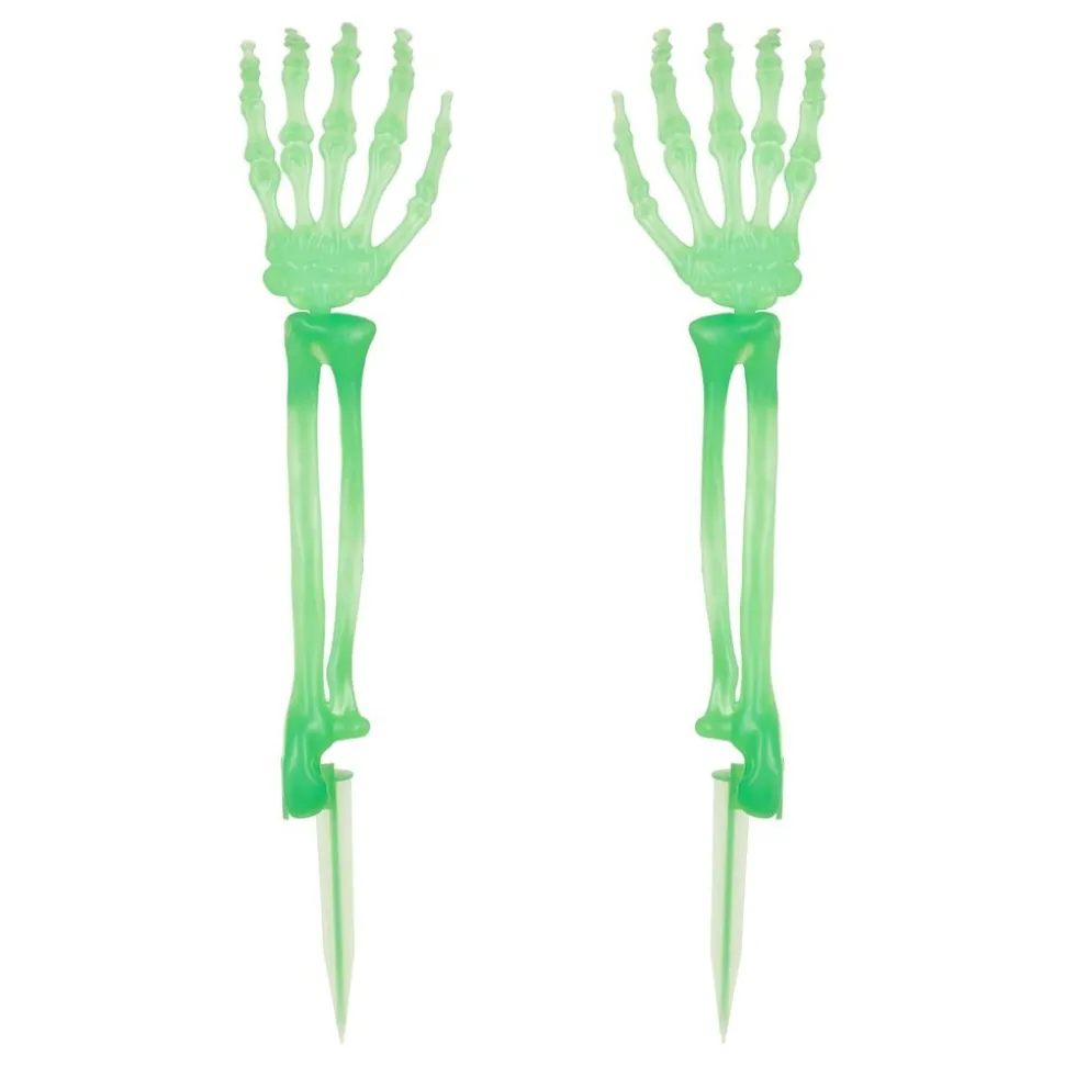Självlysande Skeletthänder i Marken