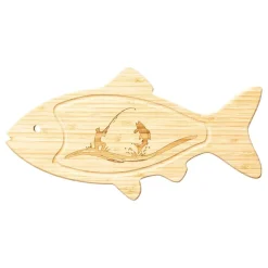 Skärbräda i Bambu Fisk