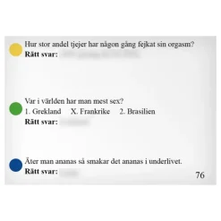 Snacka Sex Frågespel