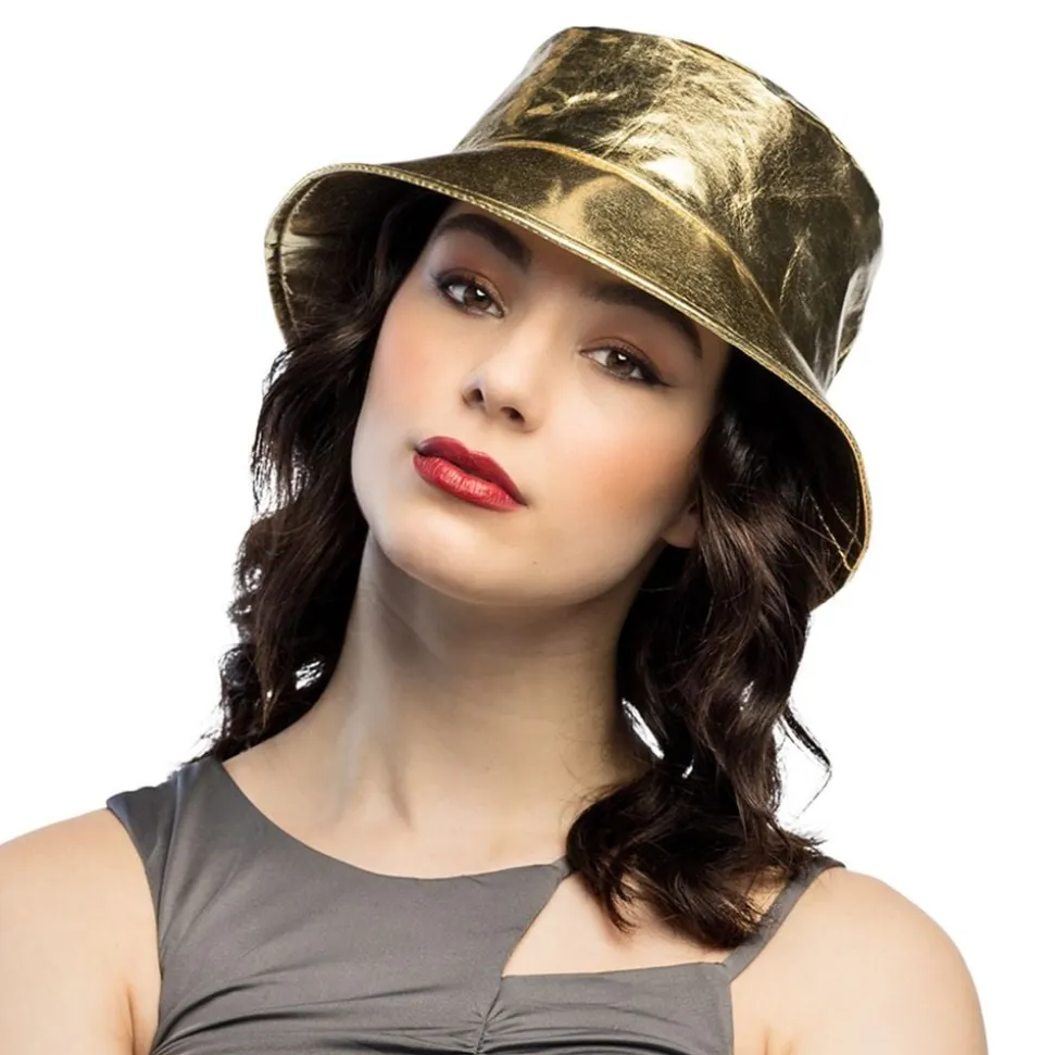 Solhatt Metallic Guld