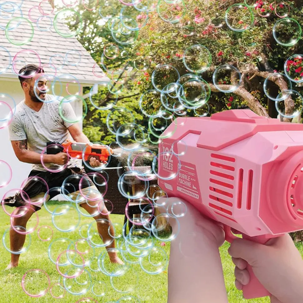 Såpbubbelbazooka Rosa