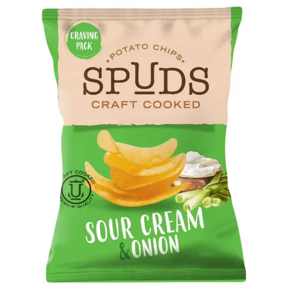 Spuds Craft Cooked Sour Cream & Onion