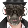 Steampunk Skelett Mask