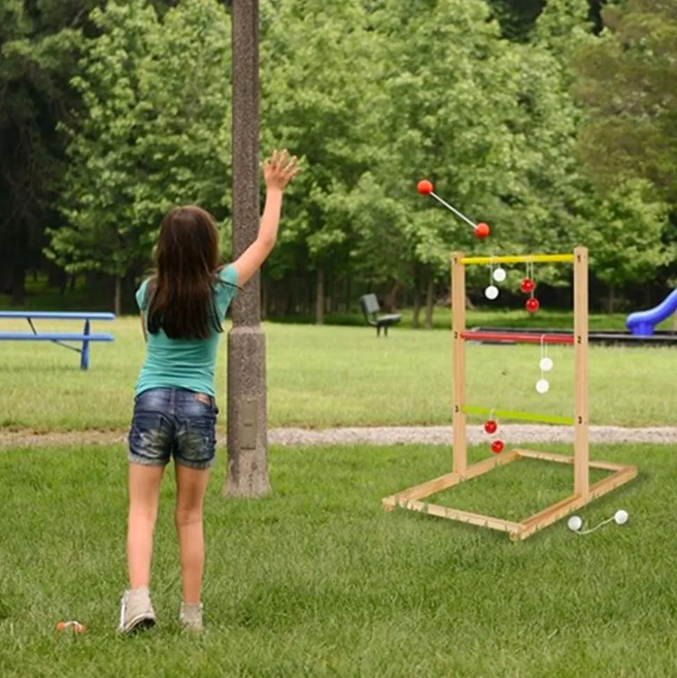 Steggolf i Trä Trädgårdsspel