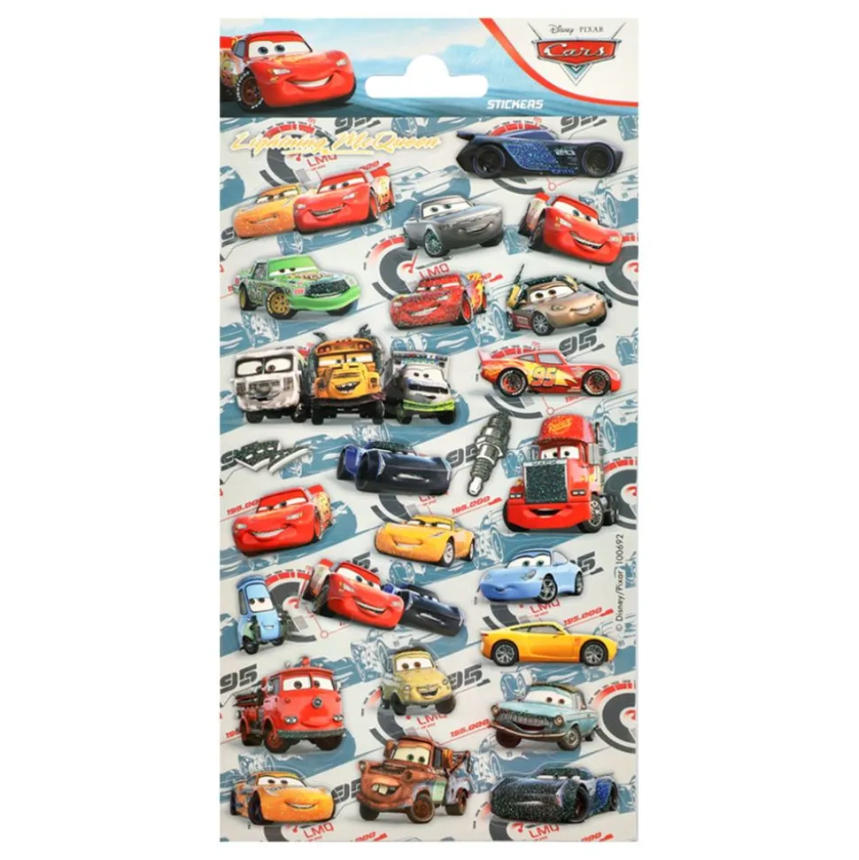 Stickers Bilar/Cars Glitter