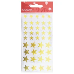 Stickerstjärnor Guld Metallic