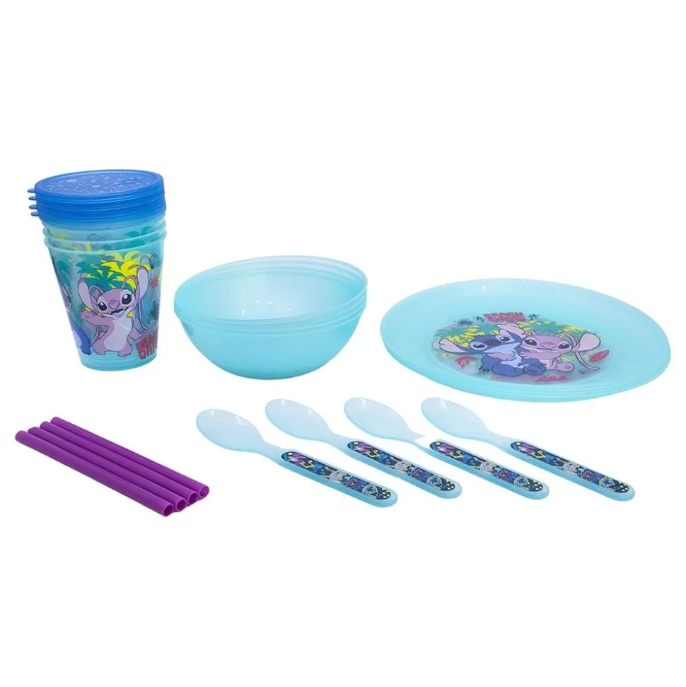 Stitch Barnservis Set