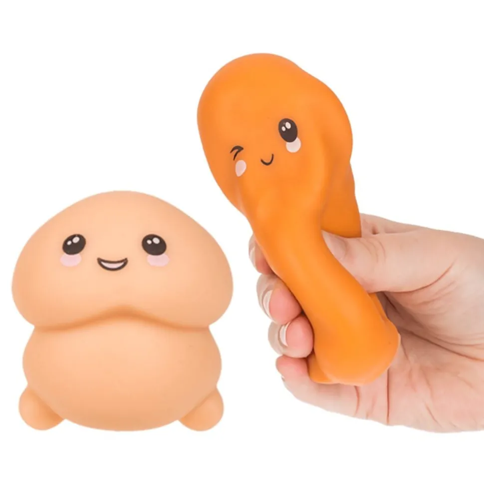 Stressboll Penis med Ansikte