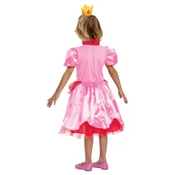 Super Mario Prinsessan Peach Barn Maskeraddräkt