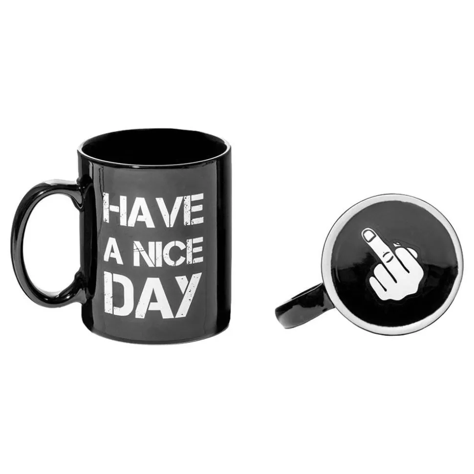 Svart Mugg Have a Nice Day