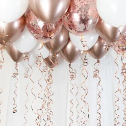 Takballonger Roséguld