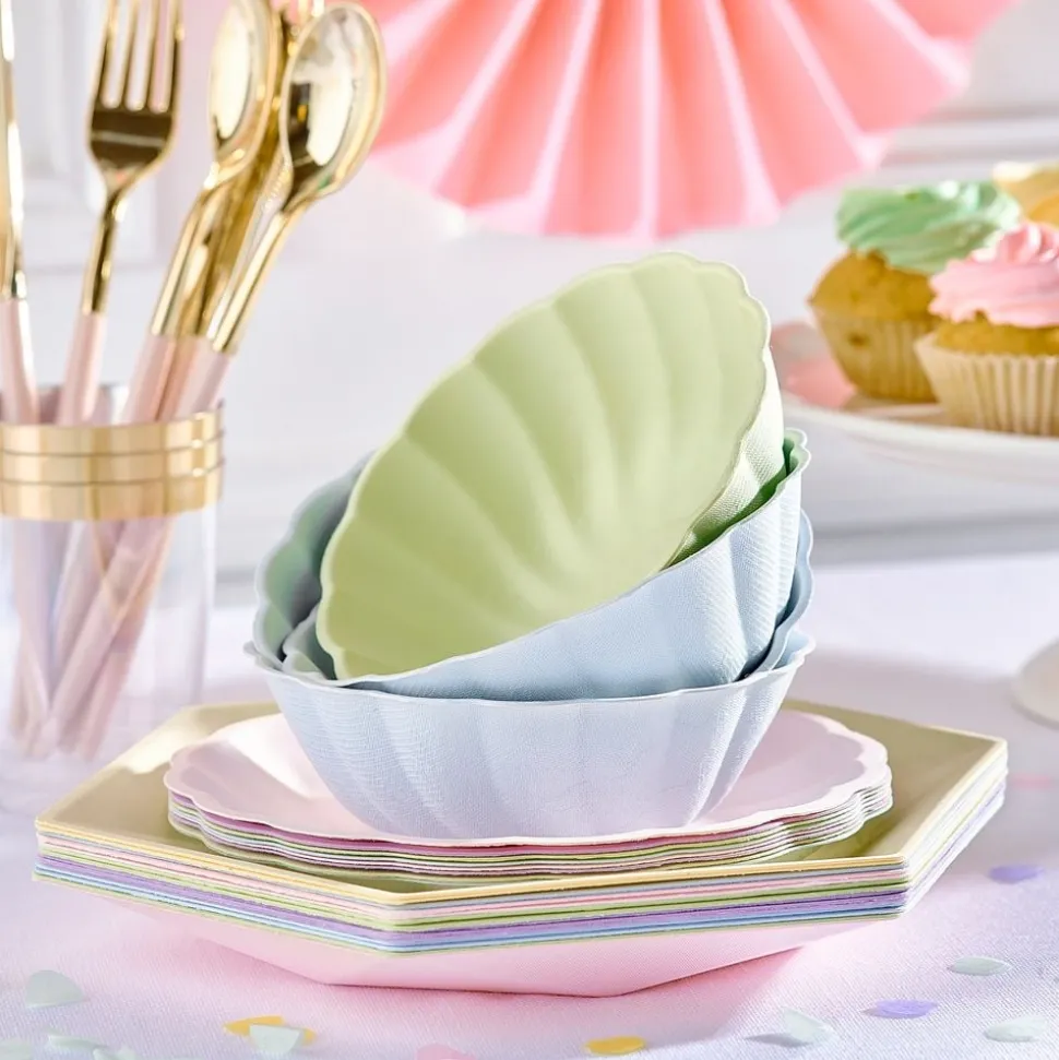 Tallrikar Runda Vert Decor Aprikos