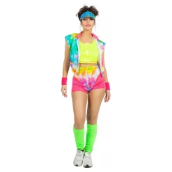 80-tals Aerobics Tjej Maskeraddräkt