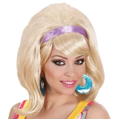 60-tals Blond Peruk