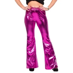 70-tals Byxor Dam Rosa Metallic