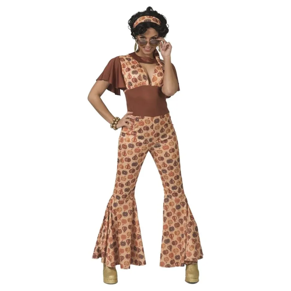 70-tals Dress Fruity Dam Maskeraddräkt