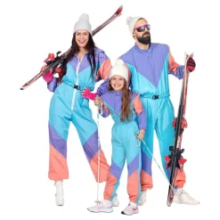 80-tals Retro Skidoverall Barn Maskeraddräkt