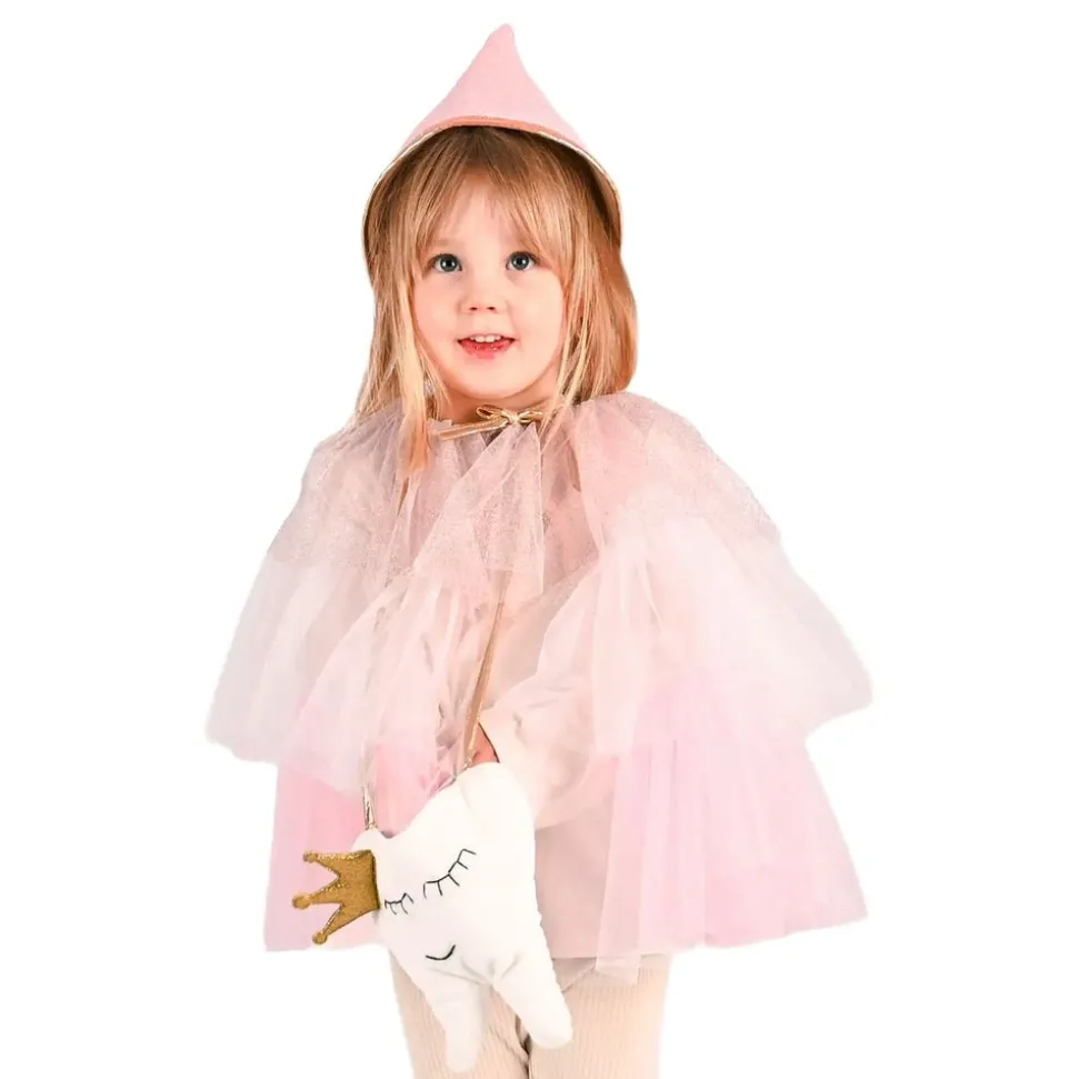 Tandfé Rosa Maskeradset för Barn