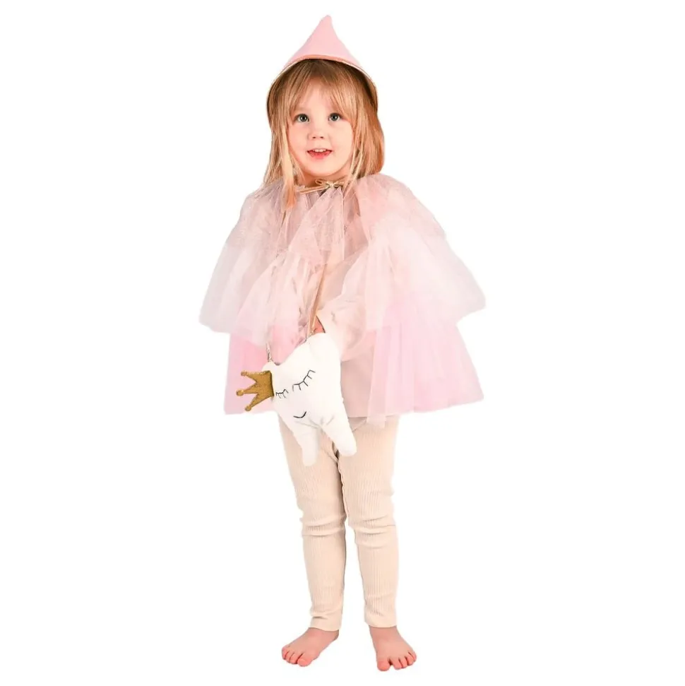 Tandfé Rosa Maskeradset för Barn