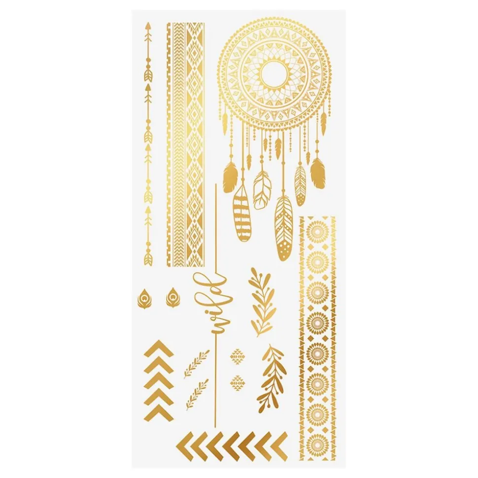 Tatueringar Guld Hippie