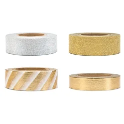 Tejp Guld/Silver Mix