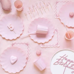 Återanvändbara Sugrör Rosa
