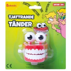 Tjattrande Tänder Skämtartikel