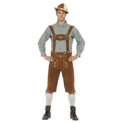 Traditionell Hanz Deluxe Bavarian Maskeraddräkt