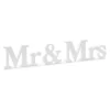 Träbokstäver Mr & Mrs