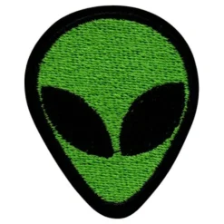 Tygmärke Alien Huvud