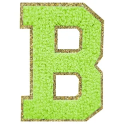 Tygmärke Bokstav Grön