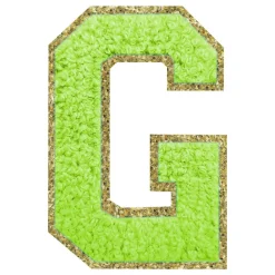 Tygmärke Bokstav Grön
