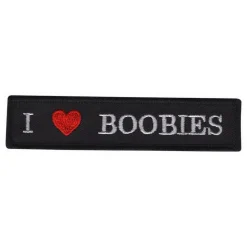 Tygmärke I Love Boobies