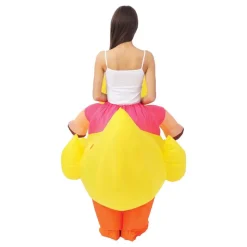Uppblåsbar Ridande Anka Maskeraddräkt