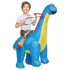 Uppblåsbar Ridande Dinosaurie Barn Maskeraddräkt