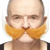 Uppfinnare Mustasch Röd