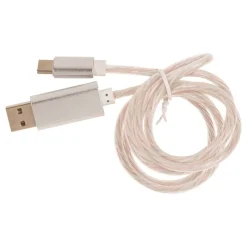 USB Laddningskabel med LED